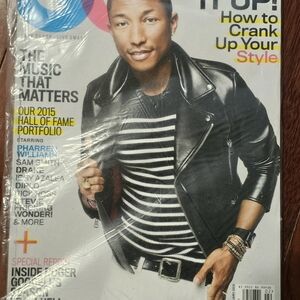 PHARRELL WILLIAMS February 2015 GQ Magazine  (SEALED)